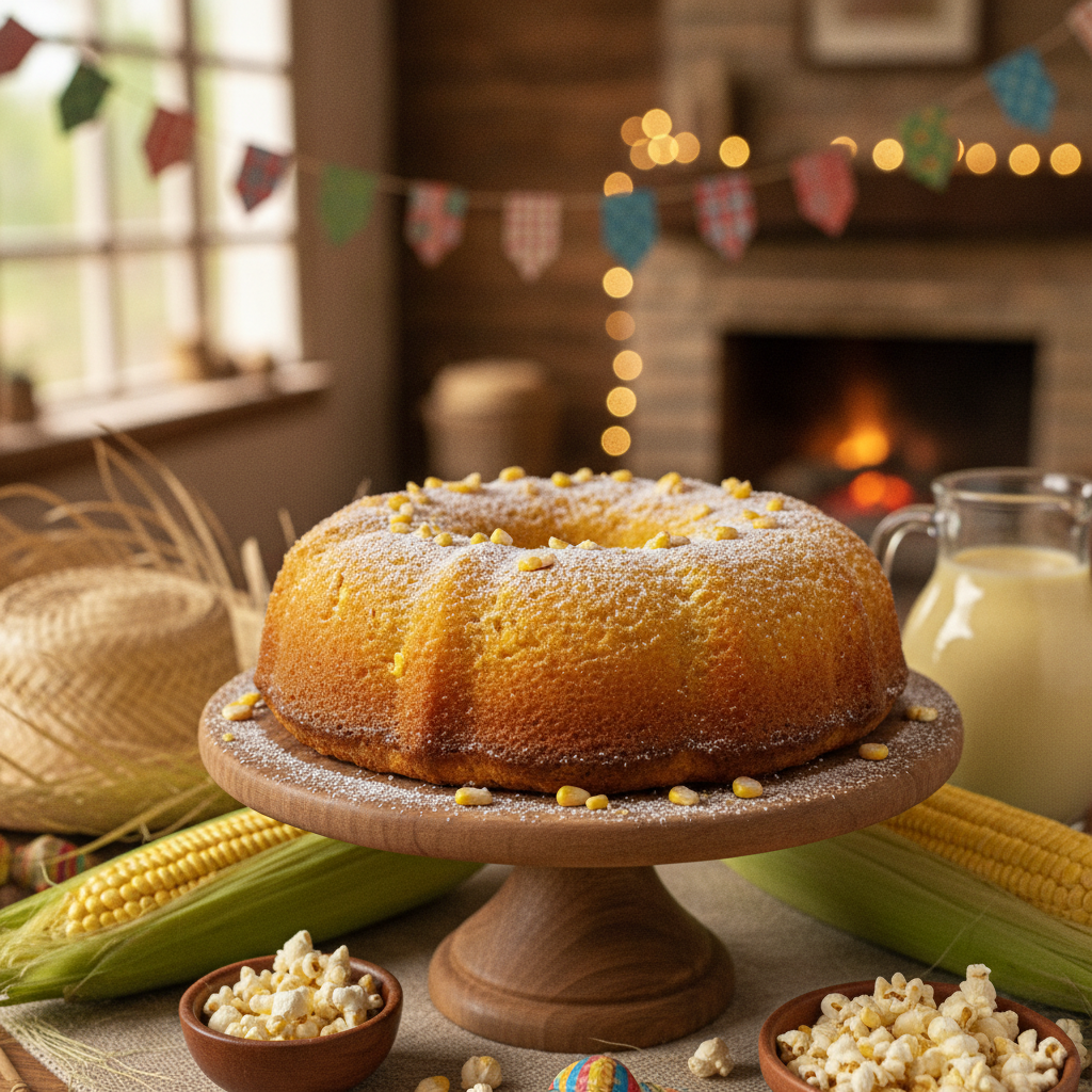 Image for Bolo de Milho Verde Liquidificado: A Receita Mais Pedida do São João para Celebrar em Grande Estilo
