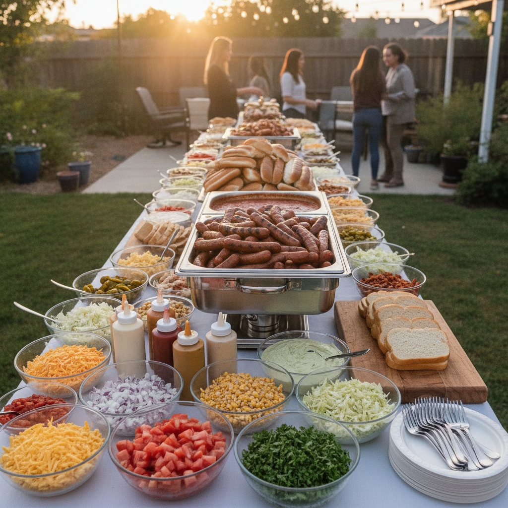 Cachorro-quente caseiro para 20 pessoas - Sabor de Festa com Custo Baixo e Muita Praticidade