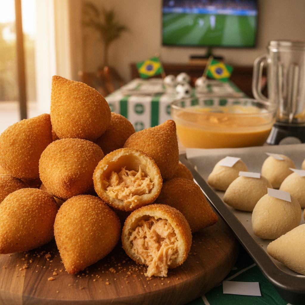 Image for Coxinha de Frango de Liquidificador para a Copa: A Receita Perfeita para Fazer e Congelar!