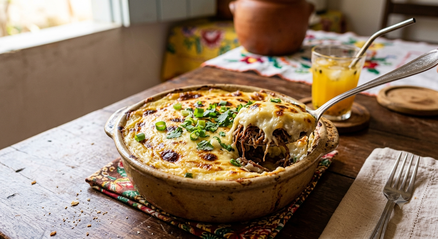 Image for Escondidinho de Carne Seca Cremoso: Sabor de Nordeste no Seu Prato