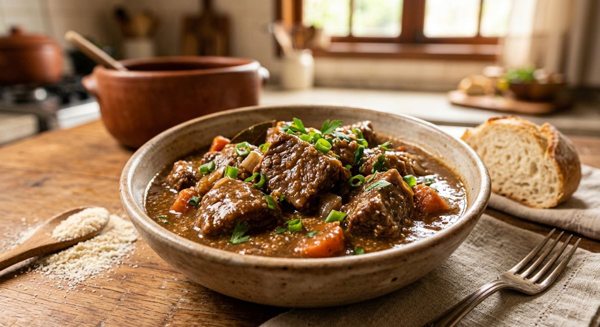Image for Carne de Panela com Farinha: O Segredo para um Molho Cremoso e Saboroso que Derrete na Boca