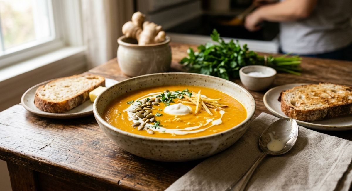 sopa de abóbora