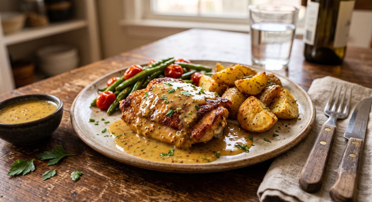 Image for Frango ao Molho Mostarda e Mel: A Receita Perfeita para um Jantar Rápido e Saboroso