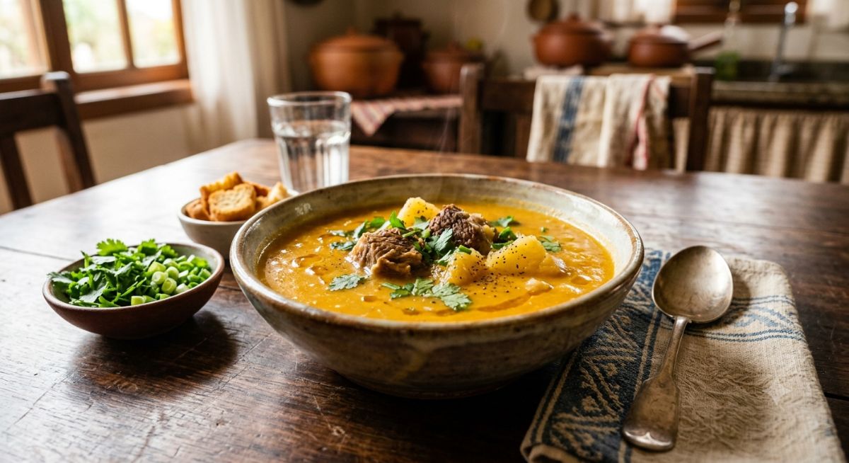 Image for Sopa de Mandioca com Costela: O Conforto Cremoso que Abraça o Paladar Brasileiro